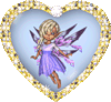 Gif animé coeur fée